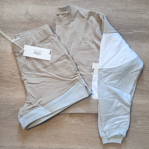 Helen Owen X Feat plush crewneck - Tri Colorblock small - Picture 6 of 7